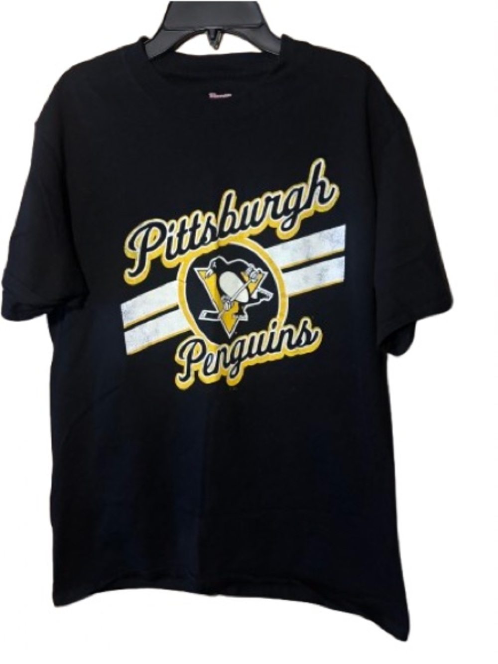 Pittsburgh Penguins Black Graphic Tee Mens Medium